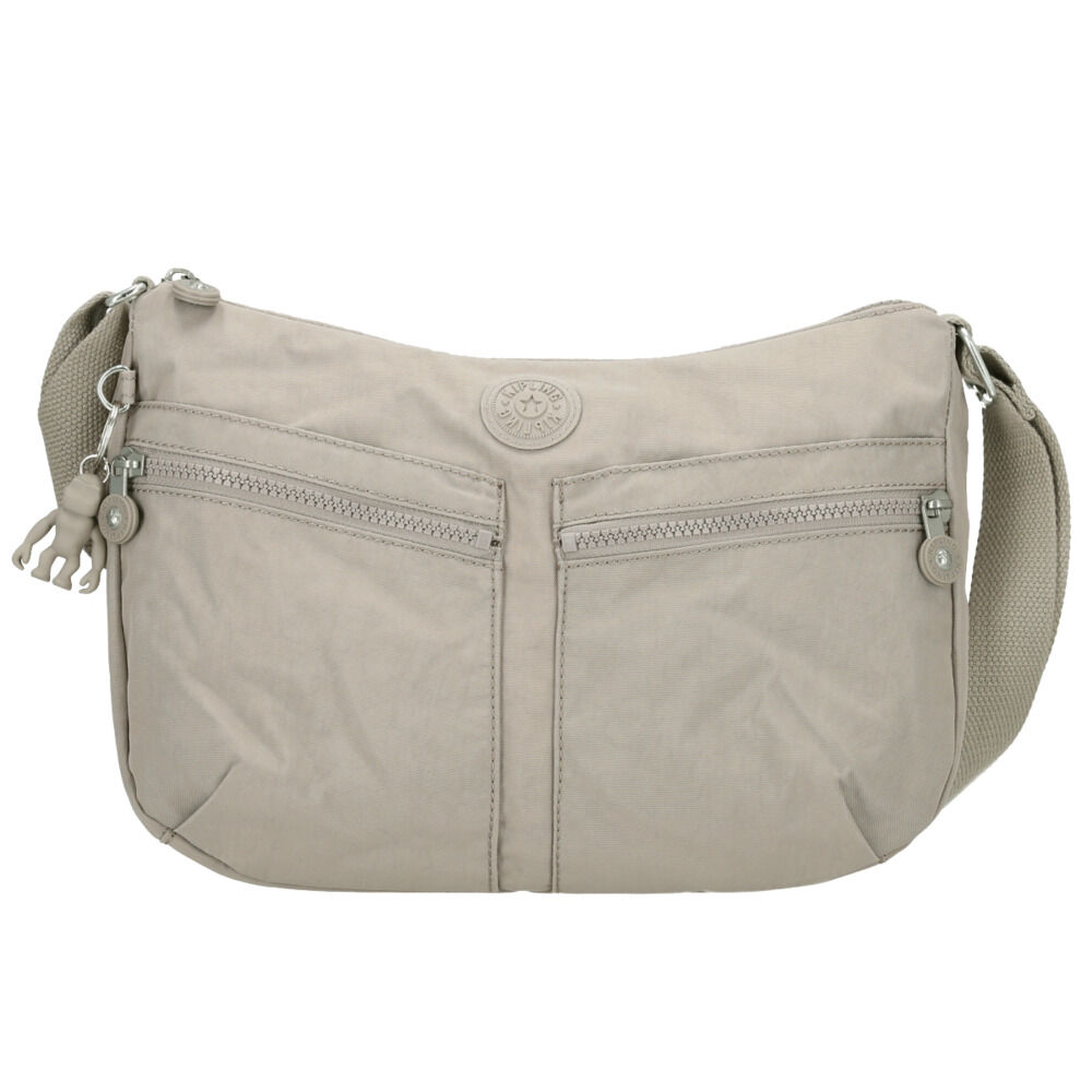 BACKYARD FAMILY「キプリング ショルダーバッグ 通販 ショルダー バッグ 斜めがけ レディース 大人 ナイロン」|ショルダー・メッセンジャー|グレー1