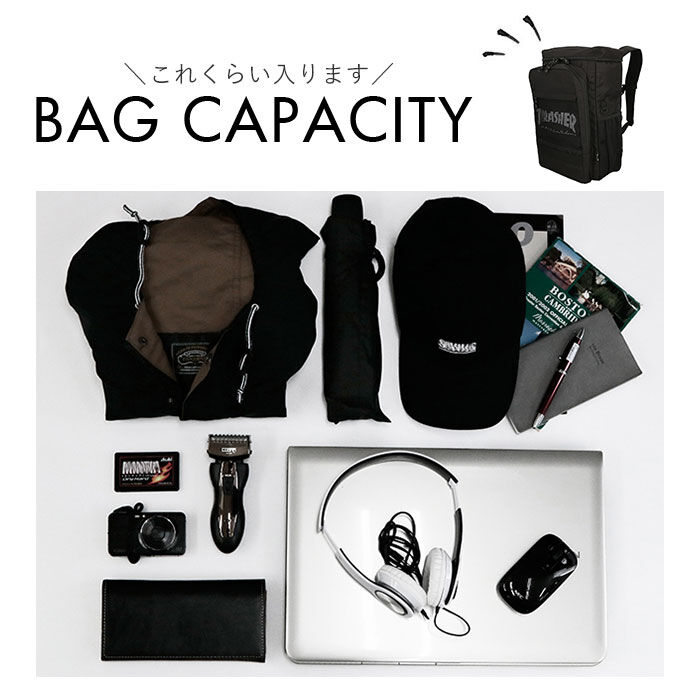 BACKYARD FAMILY「スラッシャー リュック THR-238 THRASHER 通販 メンズ 大容量 30L A4 B4」|リュック|