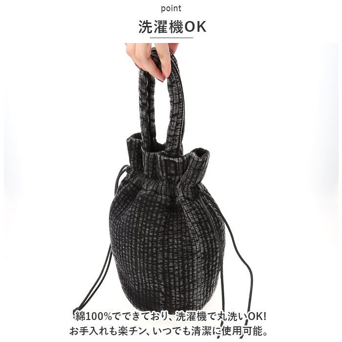 BACKYARD FAMILY「Rename ヌビ ミニ巾着バッグ 通販 ヌビバッグ かばん 巾着バッグ 巾着 レディース カバン」|ハンドバッグ|