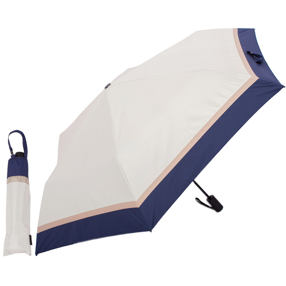 BACKYARD FAMILY「KIZAWA 折りたたみ傘 通販 日傘 折りたたみ 完全遮光 傘 53cm 折畳み傘 晴雨兼用」|傘|ブルー2