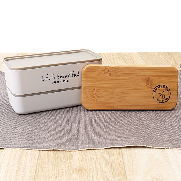 BACKYARD FAMILY「弁当箱 2段 通販 日本製 730ml ランチボックス 2段弁当箱 入れ子式 レンジ対応」|食器・キッチングッズ|