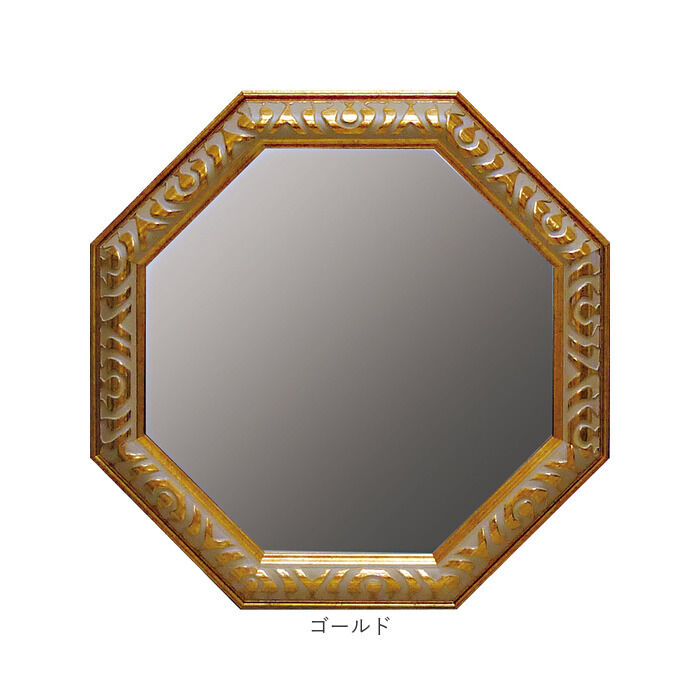 BACKYARD FAMILY「鏡 壁掛け 八角形 通販 日本製 約 37cm ウォールミラー 八角形ミラー 八角ミラー L」|その他|