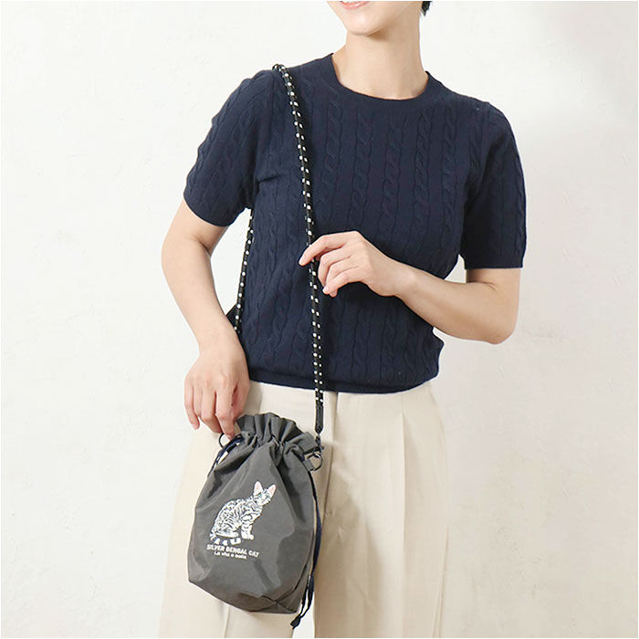 BACKYARD FAMILY「巾着 ショルダーバッグ 通販 巾着ショルダー ミニショルダー 巾着袋 巾着ショルダーバッグ」|ショルダー・メッセンジャー|