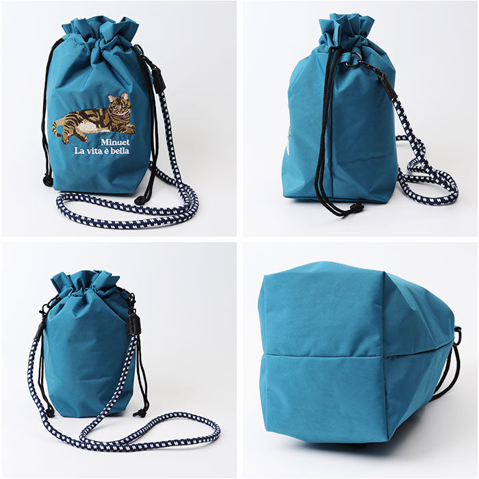 BACKYARD FAMILY「巾着 ショルダーバッグ 通販 巾着ショルダー ミニショルダー 巾着袋 巾着ショルダーバッグ」|ショルダー・メッセンジャー|