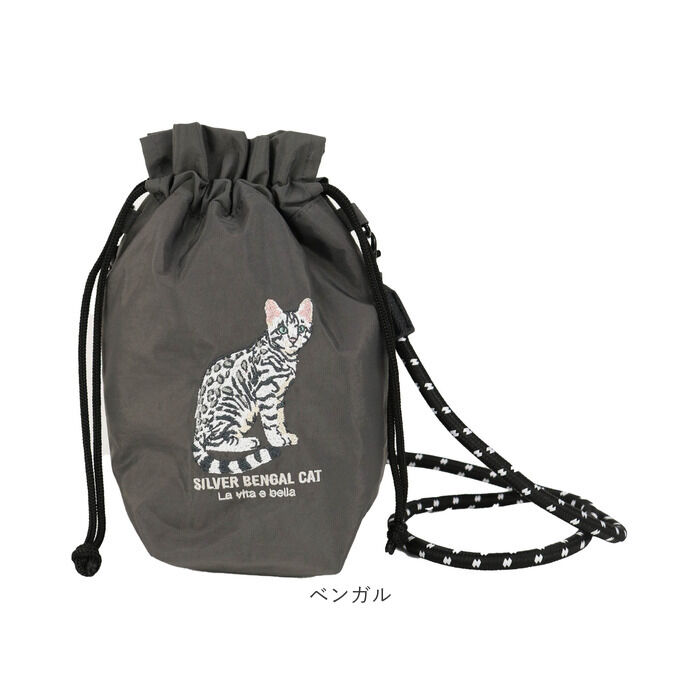 BACKYARD FAMILY「巾着 ショルダーバッグ 通販 巾着ショルダー ミニショルダー 巾着袋 巾着ショルダーバッグ」|ショルダー・メッセンジャー|