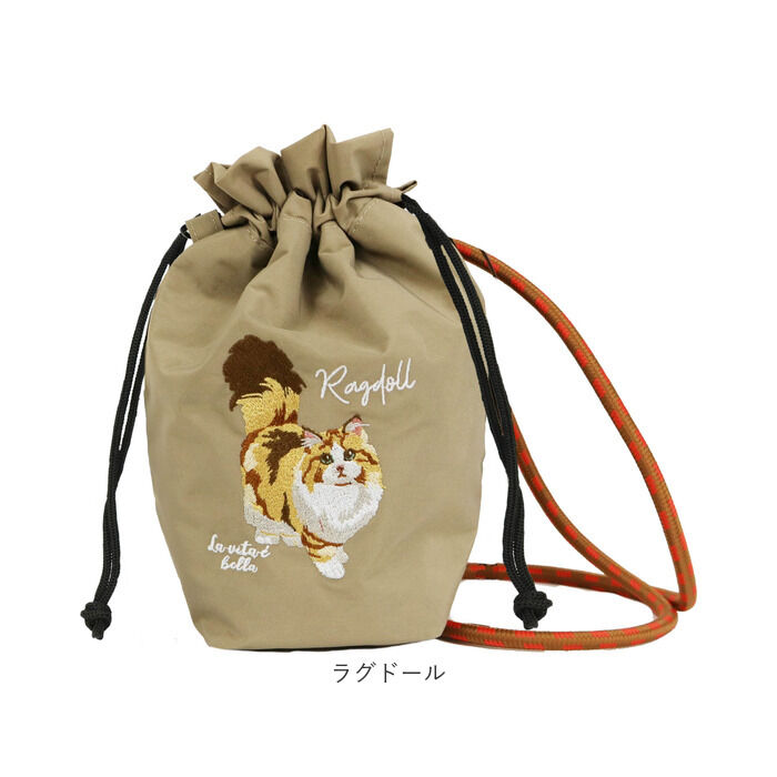 BACKYARD FAMILY「巾着 ショルダーバッグ 通販 巾着ショルダー ミニショルダー 巾着袋 巾着ショルダーバッグ」|ショルダー・メッセンジャー|