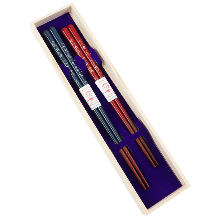 BACKYARD FAMILY「夫婦箸 食洗機対応 通販 日本製 イシダ 夫婦 箸 ペア箸 お箸セット お箸 箱入り 桐箱 ギフト」|食器・キッチングッズ|