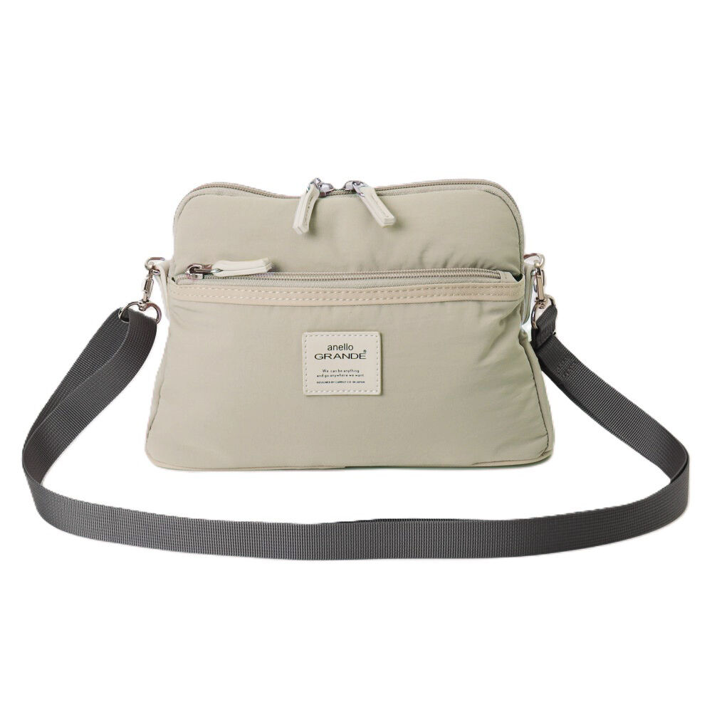 anello「anello GRANDE ショルダーバッグ GHM1061 通販 ショルダーバック ポーチ」|ショルダー・メッセンジャー|グレー2