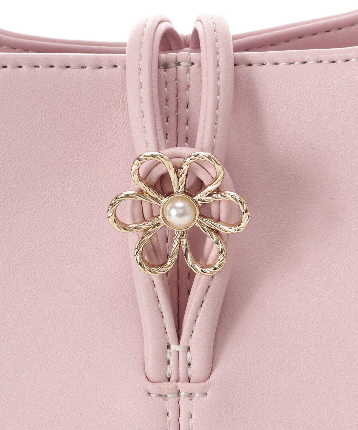 Samantha Thavasa「オリジナルフラワーモチーフ金具 ハンドバッグ」|ハンドバッグ|