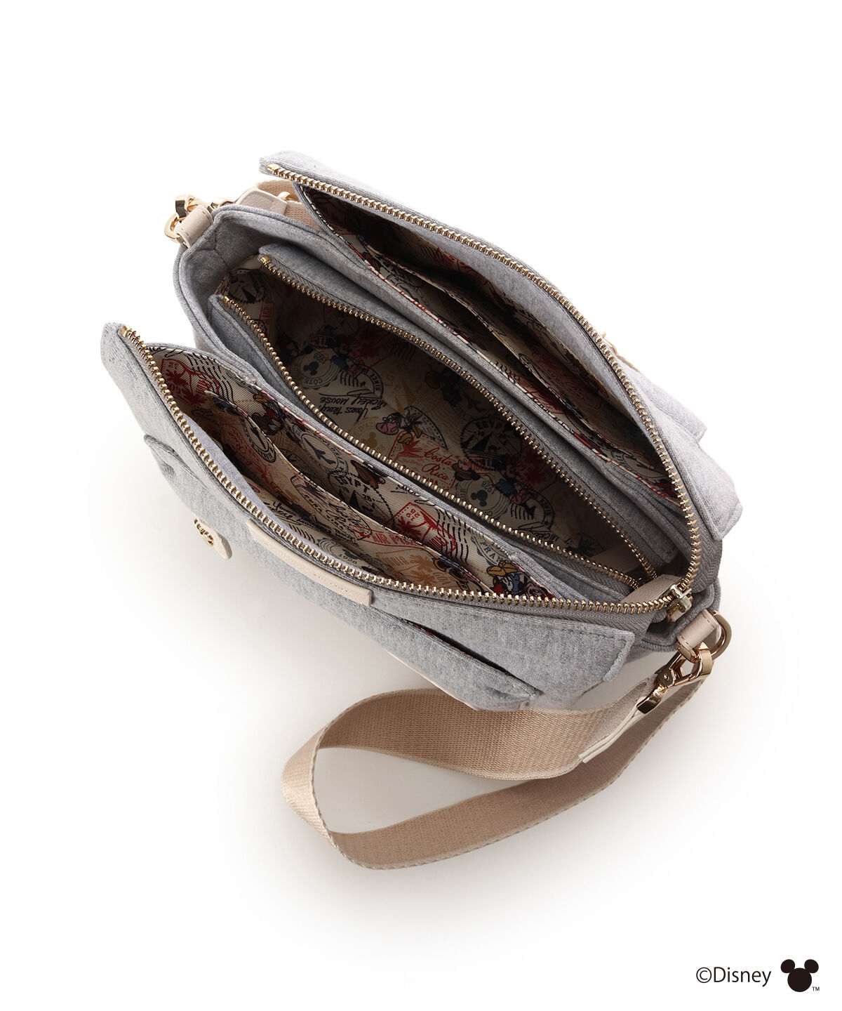 Samantha Thavasa「「ミッキー＆ミニー」TRAVELコレクション ショルダーバッグ」|ショルダー・メッセンジャー|