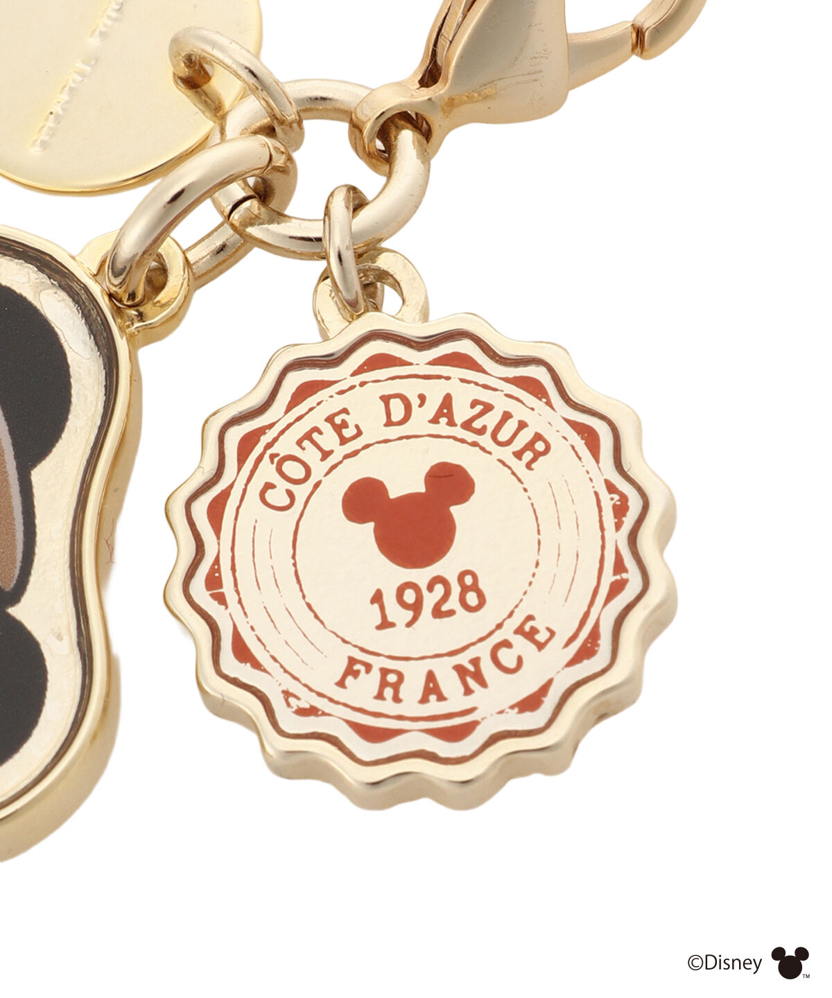 Samantha Thavasa「「ミッキー＆ミニー」TRAVELコレクション ファスナーチャーム（ミッキー）」|チャーム・キーホルダー|