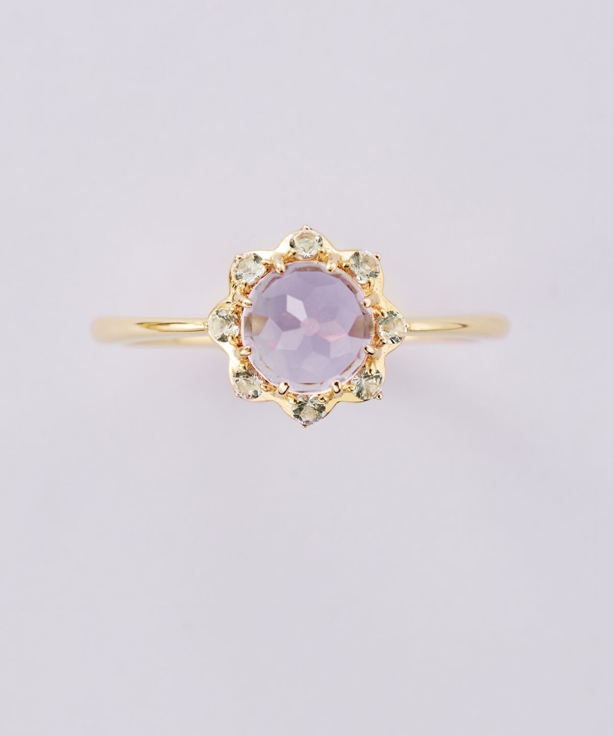 Samantha Tiara「K10 YG ダリアフラワーカット リング」|リング|