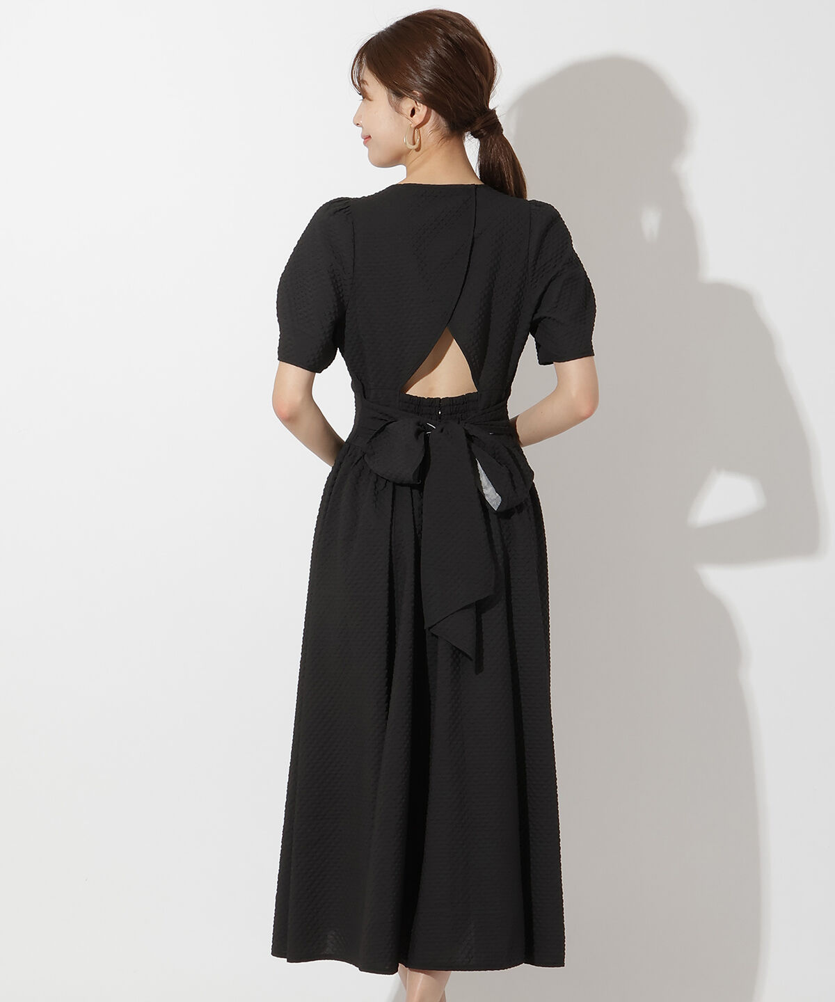 アンドクチュール「キルトジャガードバックシャンワンピース」|ワンピース|