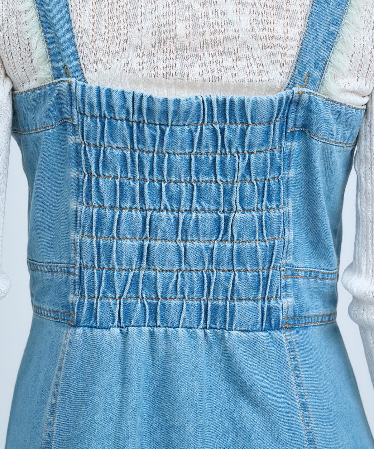 アンドクチュール「デニムジャンパースカート」|ジャンパースカート|