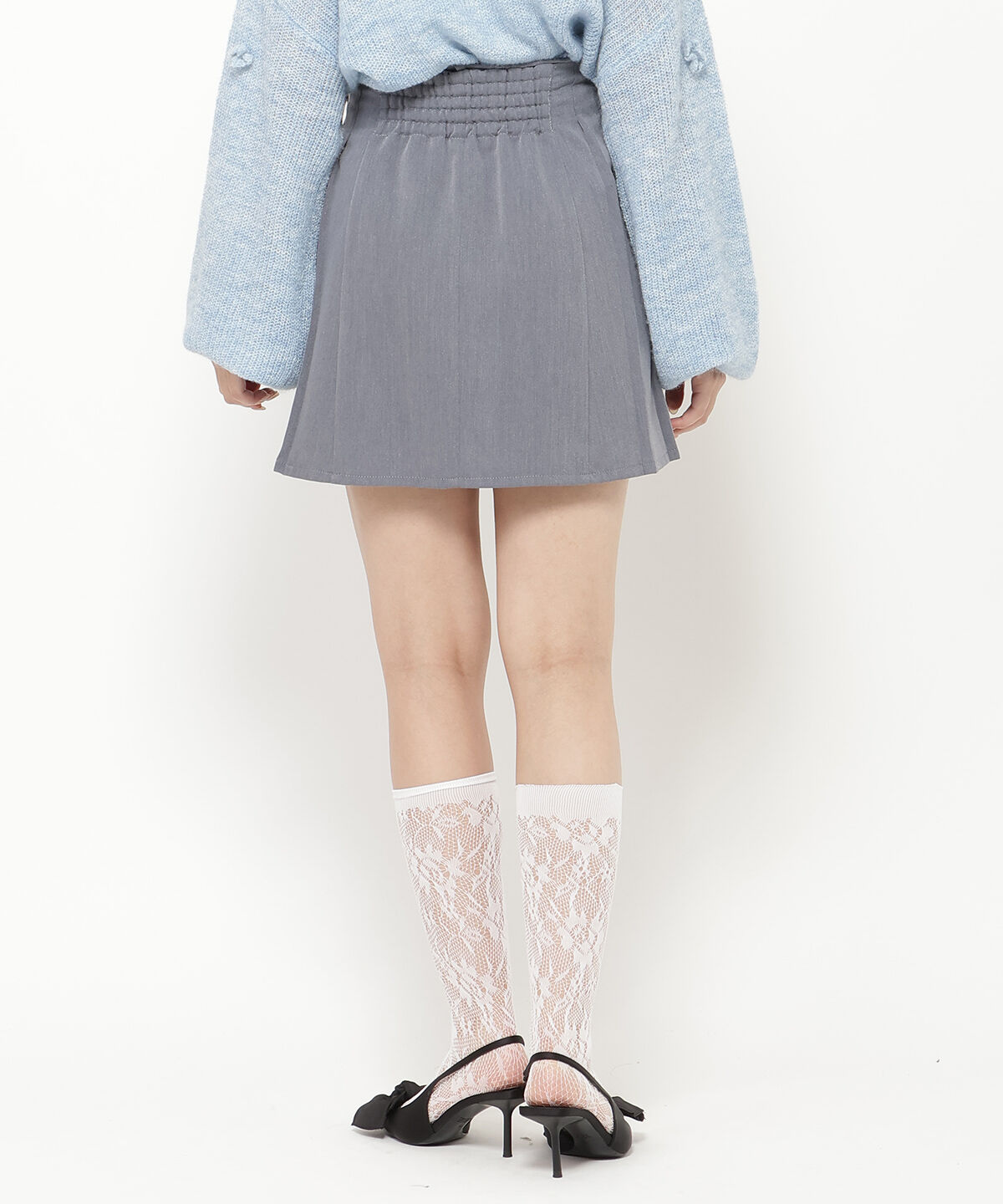 REDYAZEL「ダブルリボンミニスカート」|フレア|