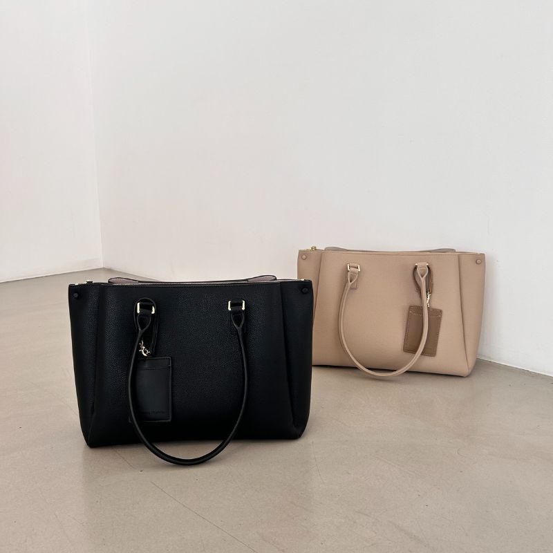 ORiental TRaffic「【BAG】A4 横長 トートバッグ /BA-220 通勤 通学 オフィスカジュアル 人気 トレンド 売れてる」|トートバッグ|BEIGE