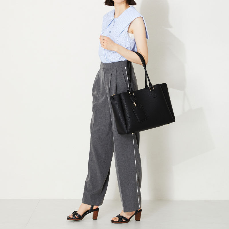 ORiental TRaffic「【BAG】A4 横長 トートバッグ /BA-220 通勤 通学 オフィスカジュアル 人気 トレンド 売れてる」|トートバッグ|