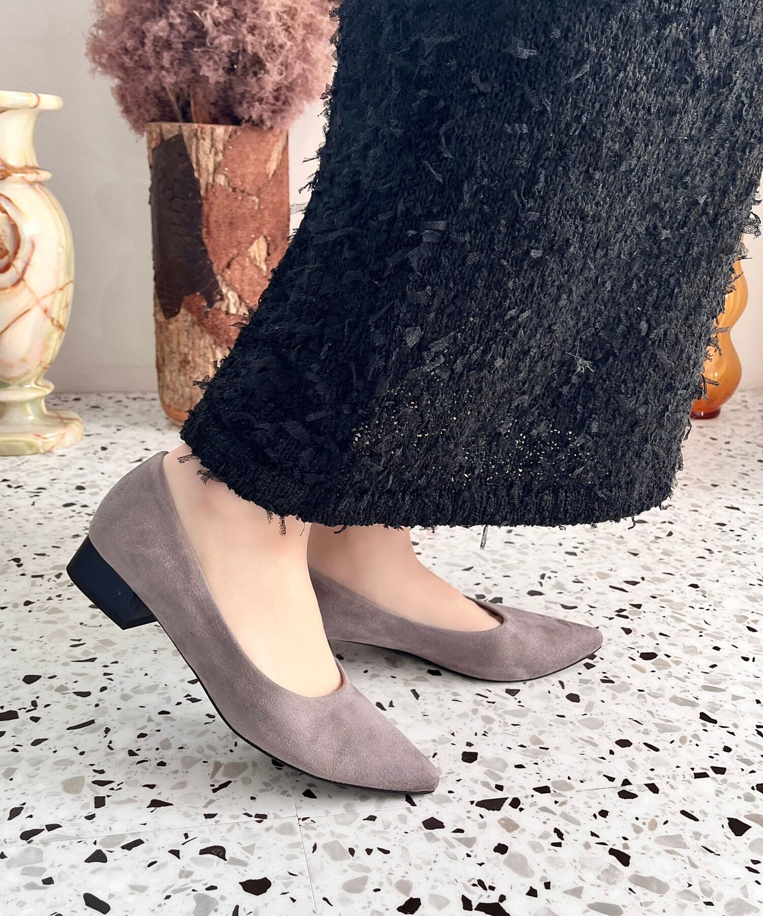 WA Oriental TRaffic「【追加】バイカラーポインテッドトゥパンプス/42302 トレンド　人気 オフィスカジュアル」|パンプス|