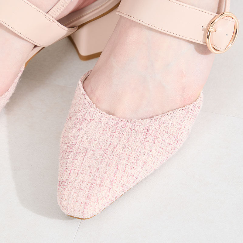 ORiental TRaffic「●2026春夏新作●ラウンドバックルセパレートパンプス/61122」|パンプス|