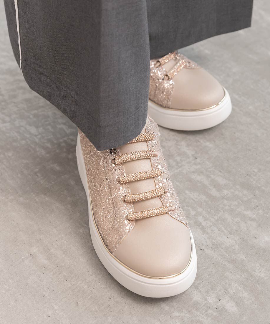  「ビジューパーツグリッタースニーカー」|スニーカー|