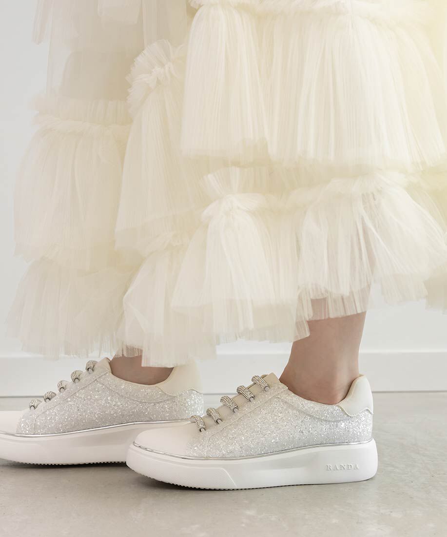  「ビジューパーツグリッタースニーカー」|スニーカー|