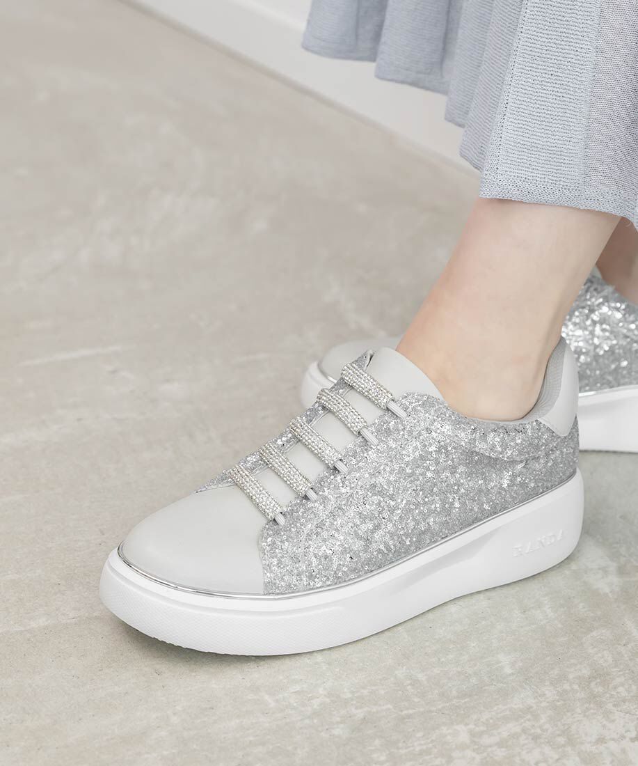  「ビジューパーツグリッタースニーカー」|スニーカー|