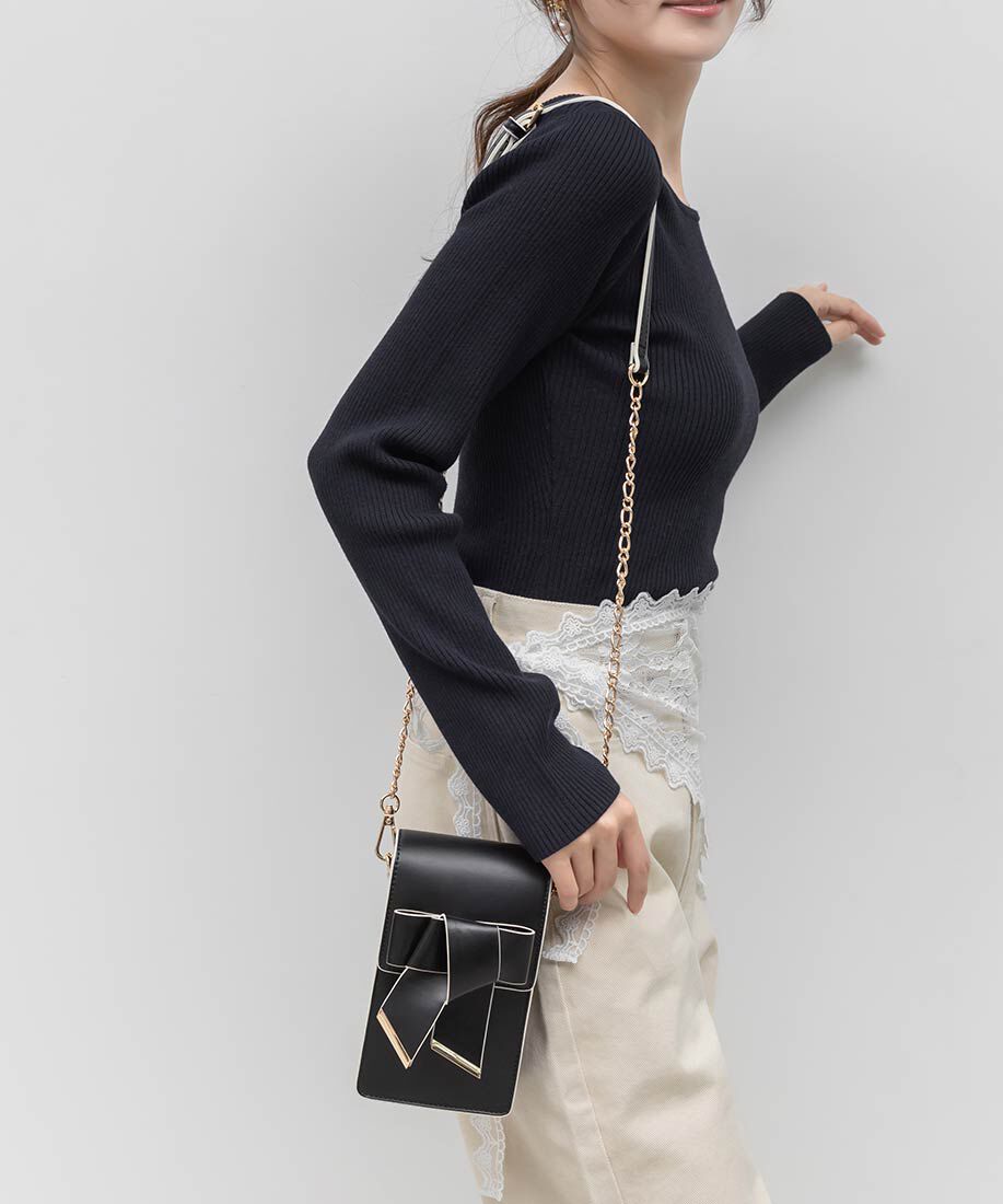  「リボンベルトミニショルダーバッグ」|ショルダー・メッセンジャー|