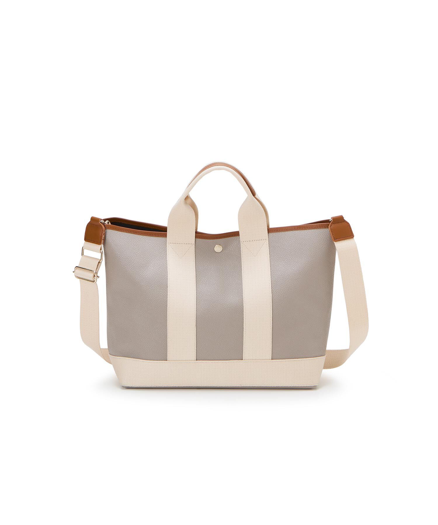 TOPKAPI BREATH「【Breath TOPKAPI】SCOTCH GRAIN スコッチグレイン ショルダー付き A4 トート バッグ」|トートバッグ|