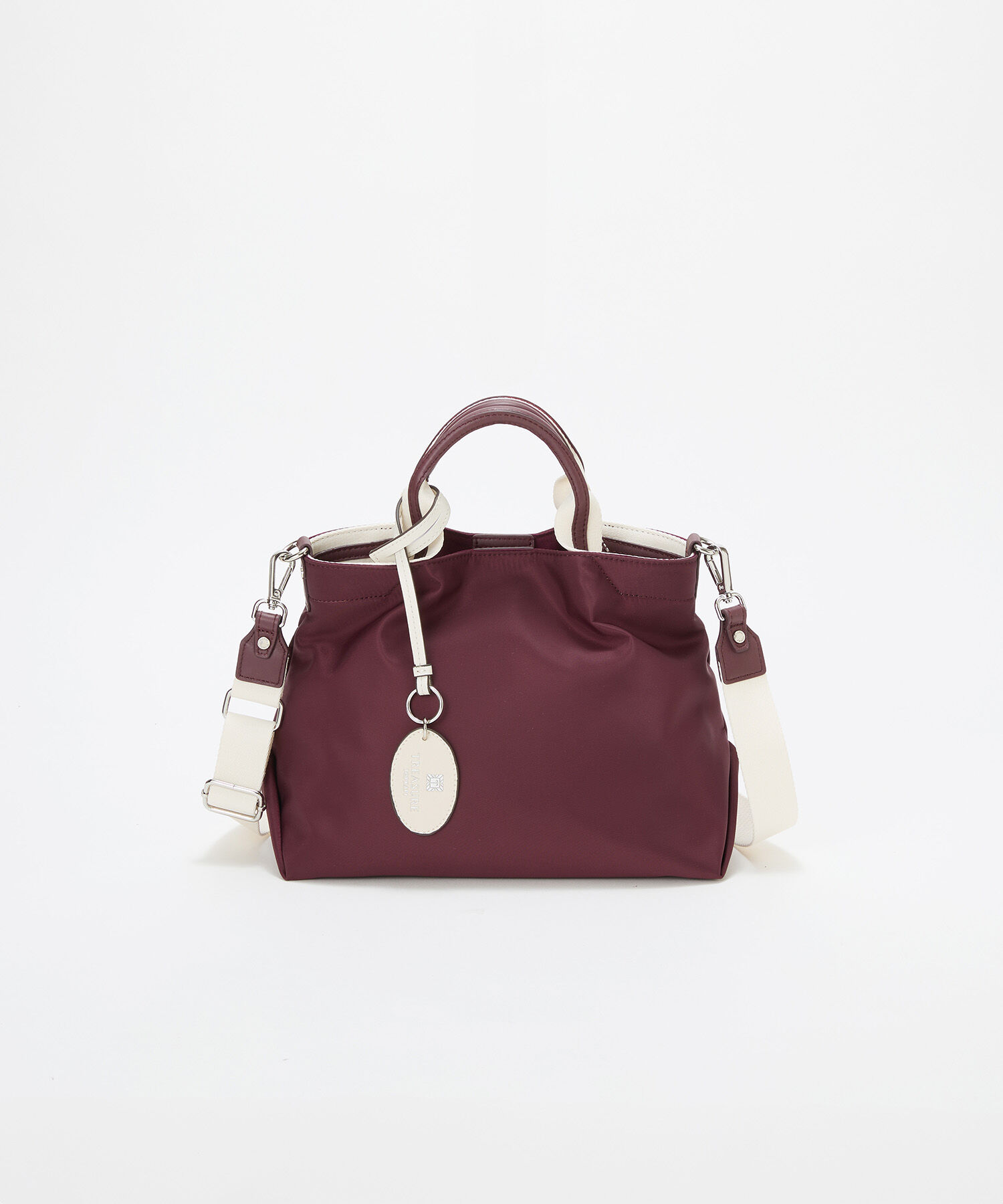 TOPKAPI BREATH「【TREASURE TOPKAPI】ストライプハンドル ナイロン 2way ミニ トートバッグ」|ショルダー・メッセンジャー|