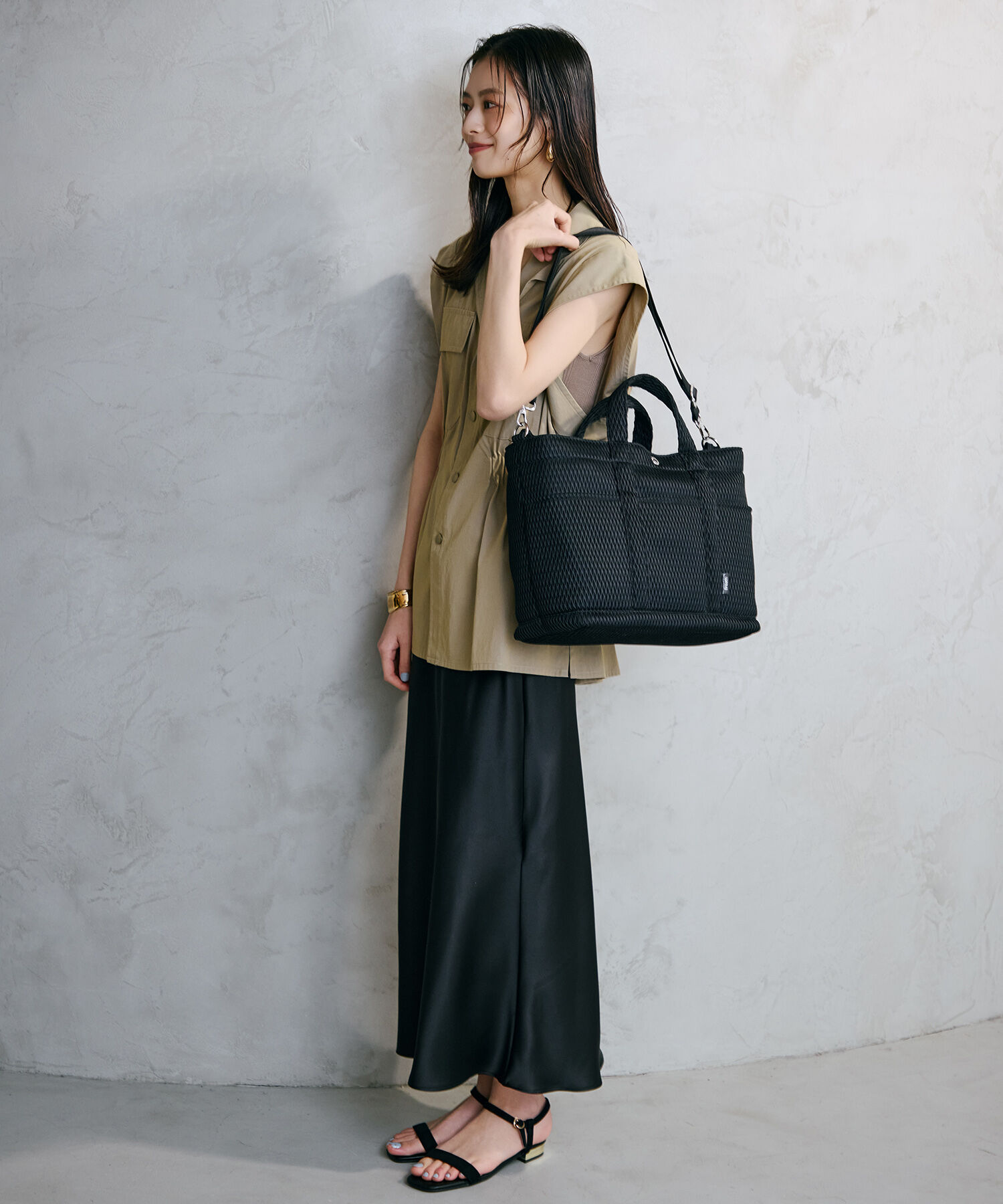 TOPKAPI TREASURE「【Breath TOPKAPI】ポリメッシュ ショルダー付き A4 トートバッグ」|トートバッグ|