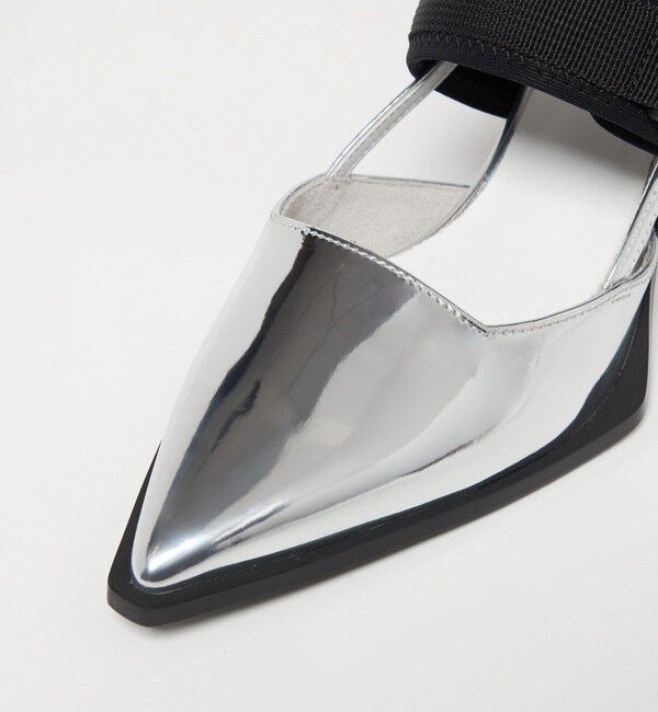 SY UNITED ARROWS「＜SY＞ シェイプヒールベルクロバックベルト パンプス50&uarr;」|パンプス|