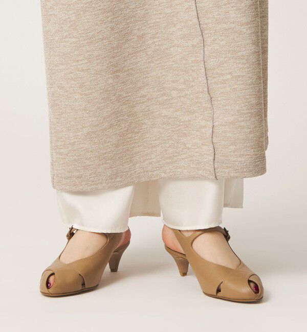 ODETTE E ODILE「クロスオープントゥ バックベルト パンプス40&uarr;」|パンプス|