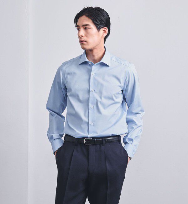 UNITED ARROWS「イージーケア AG ブロードセミワイド シャツ ―抗菌防臭―」|シャツ・ブラウス|