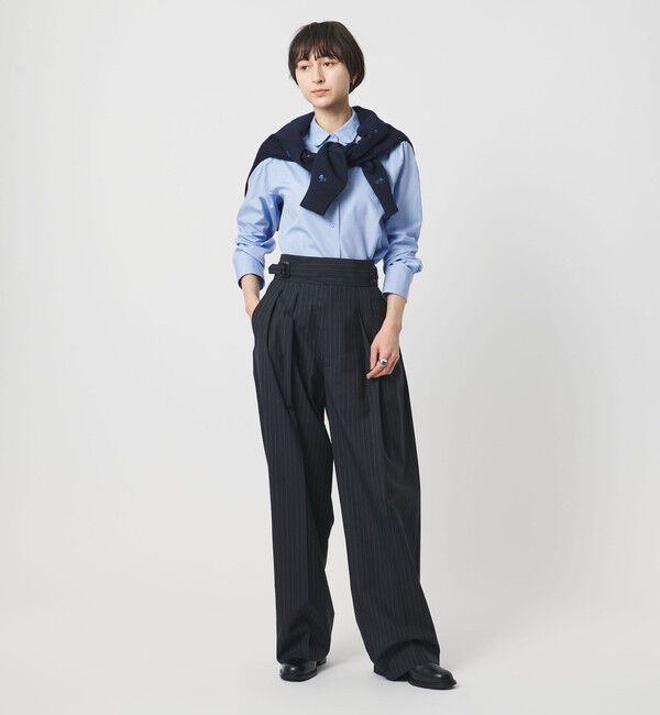 UNITED ARROWS「SOKTAS ラウンドカラー シャツ」|シャツ・ブラウス|