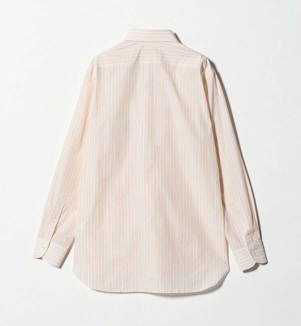 UNITED ARROWS「ALBINI オルタネートストライプ ラウンド レギュラーカラーシャツ」|シャツ・ブラウス|