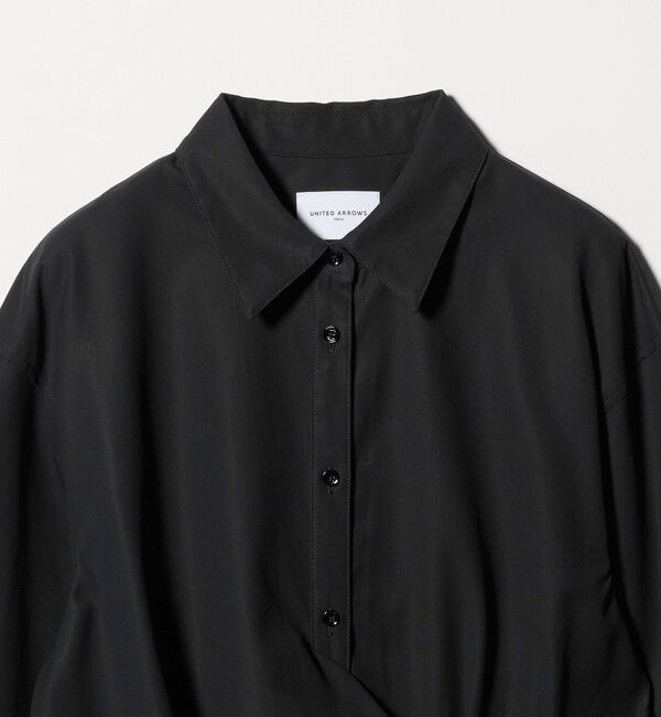 UNITED ARROWS「ドレープ ギャザー シャツ ‐ウォッシャブル‐」|シャツ・ブラウス|