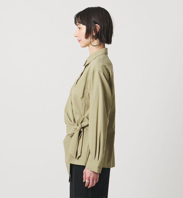 UNITED ARROWS「ドレープ ギャザー シャツ ‐ウォッシャブル‐」|シャツ・ブラウス|