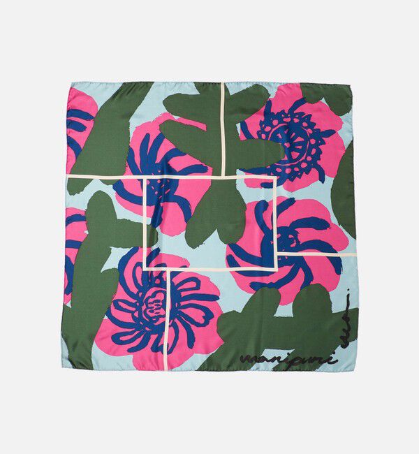 UNITED ARROWS「＜manipuri＞SILK 88&times;88 スカーフ 26SS」|バンダナ・スカーフ|