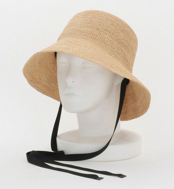 UNITED ARROWS「ラフィア/リボン ハット UV」|ハット|