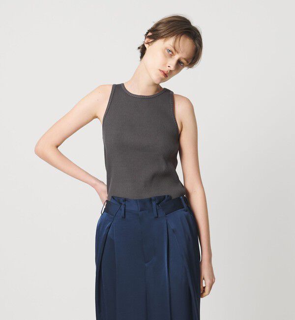 AEWEN MATOPH「＜AEWEN MATOPH＞リブ アメリカンスリーブタンクトップ」|タンクトップ|