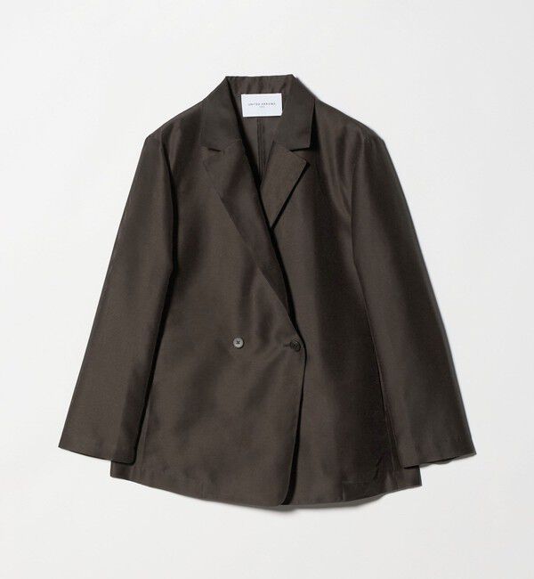 UNITED ARROWS「シアー テーラードジャケット ‐ウォッシャブル‐」|テーラードジャケット|DK.BROWN