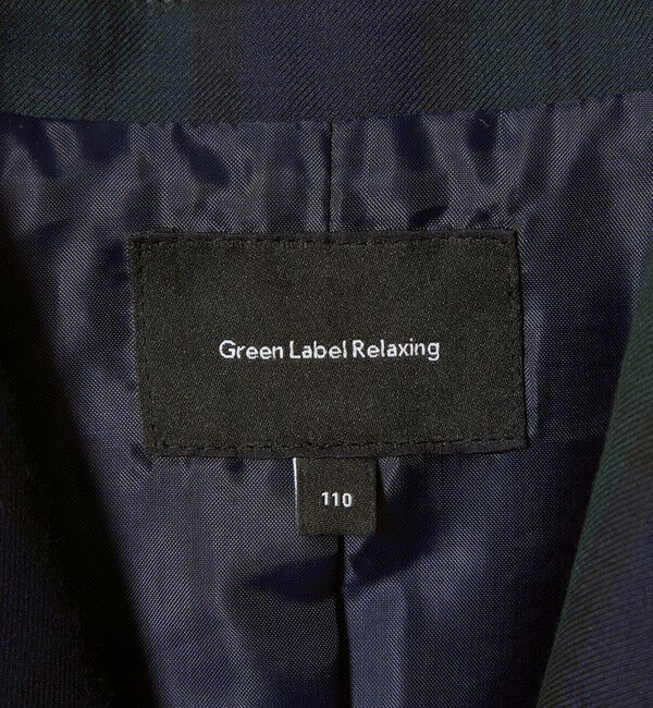 UNITED ARROWS green label relaxing「TRW ブラックウォッチ ジャケット / キッズ 110cm-130cm」|テーラードジャケット|
