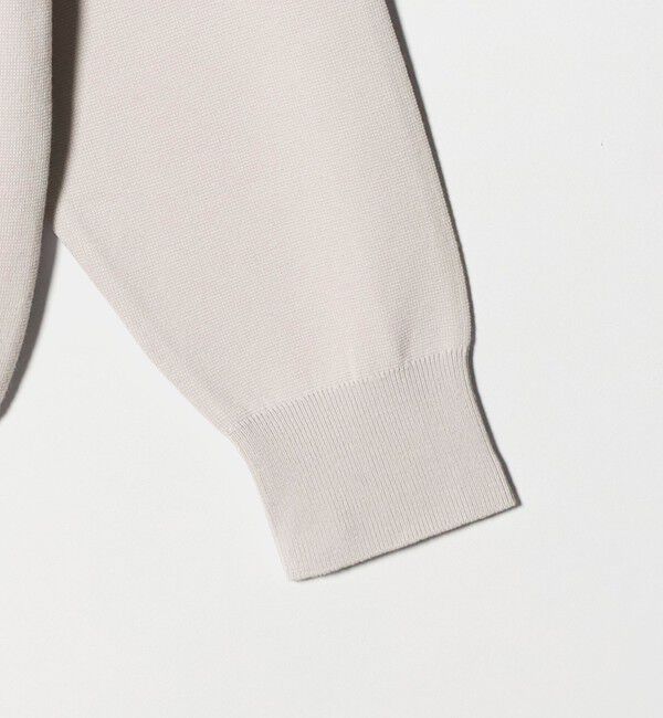 UNITED ARROWS green label relaxing「コットン シルク ミラノリブ クルーネック ニット」|ニット・セーター|