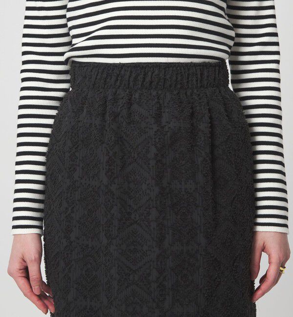 UNITED ARROWS green label relaxing「カットジャガード タイト スカート」|タイト|