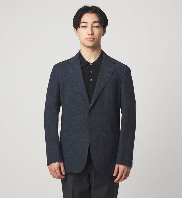 UNITED ARROWS green label relaxing「WO/LI ピンヘッド 2B RG ジャケット」|テーラードジャケット|