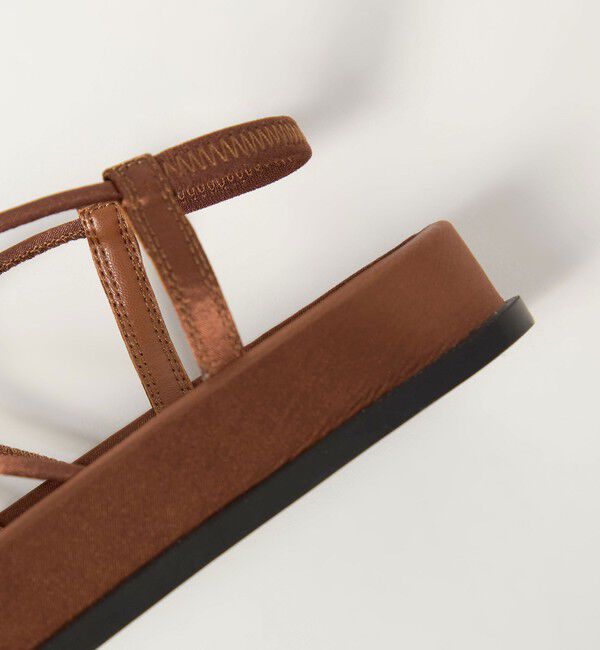 EMMEL REFINES「＜EMMEL REFINES＞EM サテンチューブ フラット サンダル」|サンダル|