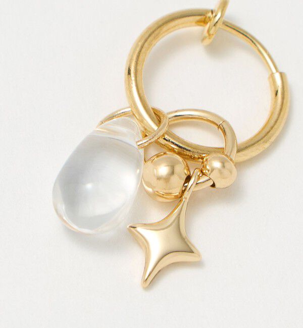 UNITED ARROWS green label relaxing「4WAY パーツミックス フープ イヤリング」|イヤリング|