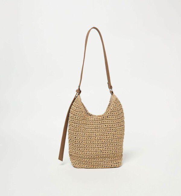 UNITED ARROWS green label relaxing「ペーパーコード ショルダーバッグ」|かごバッグ|