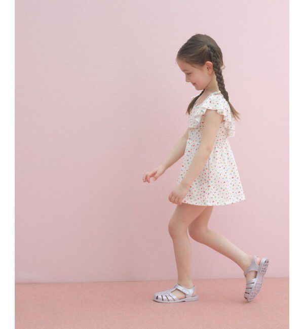 UNITED ARROWS green label relaxing「ラッフルスイムワンピース マルチモチーフ / 水着 / キッズ 100cm-130cm」|スポーツ|