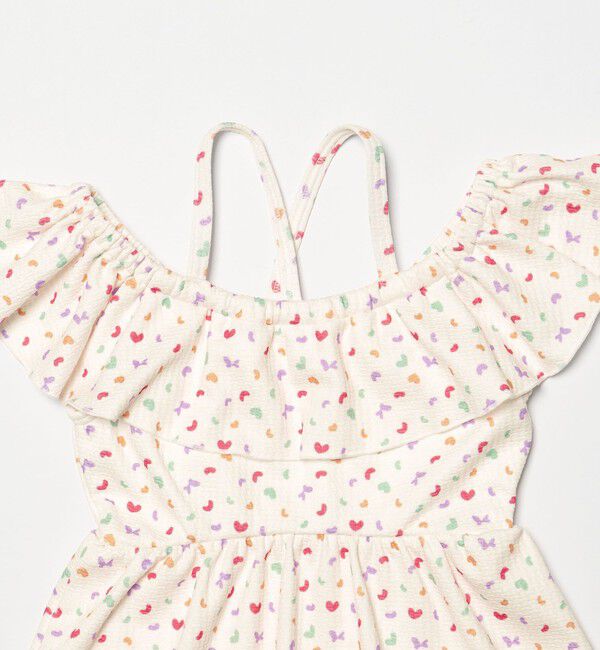 UNITED ARROWS green label relaxing「ラッフルスイムワンピース マルチモチーフ / 水着 / キッズ 100cm-130cm」|スポーツ|